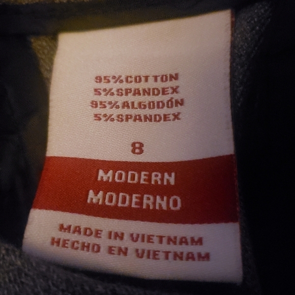 Merona Dress Pants Grey Career Work Womens Size 8 - Picture 4 of 5